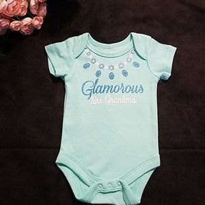 Glamorous like Grandma Newborn Onesie